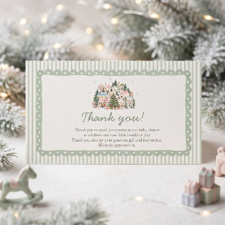 Carte D'accompagnement Cadeau de remerciement pour Baby Shower "Il faut t