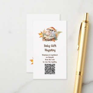 Carte D'accompagnement Cadeau du registre QR Code enchâssé pour vous renc