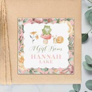 Carte D'accompagnement Cadeau Fleurs Fleurs Filles Fleurs de Bois Personn