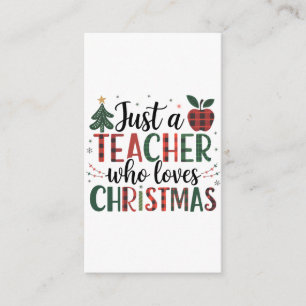 Carte D'accompagnement Cadeau pour Enseignant Juste un Enseignant qui A