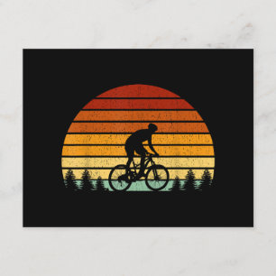 Carte D'accompagnement Cadeau VTT Sunset vintage Pour Mountain B