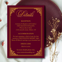Cadre Doré Classique Détails Mariage Royal