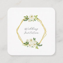 Cadre Floral Rose Blanche Luxueux