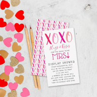Câlins et baisers (XOXO) Saint-Valentin Réception