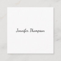 Calligraphie Élégant Simple Nom Plain