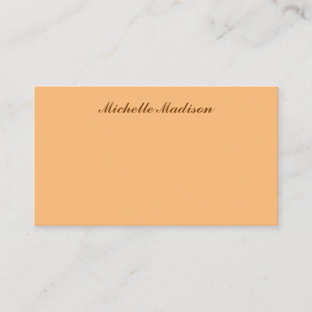 Carte D'accompagnement Calligraphie moderne minimaliste simple (Devant)