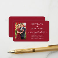 Calligraphie moderne Photo Registre de mariage Rou