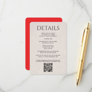 Carte D'accompagnement Camionnette Rouge Vintage