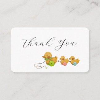 Carte D'accompagnement Canard merci