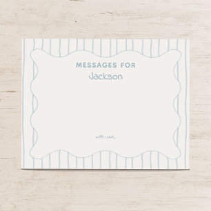 Carte D'accompagnement Capsule Temporelle pour le 1er Anniversaire de Gar