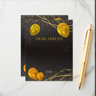 Carte D'accompagnement "Carte de conseil Gold et Black Time Capsule