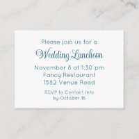 Carton d'invitation de mariage élégant écriture sa