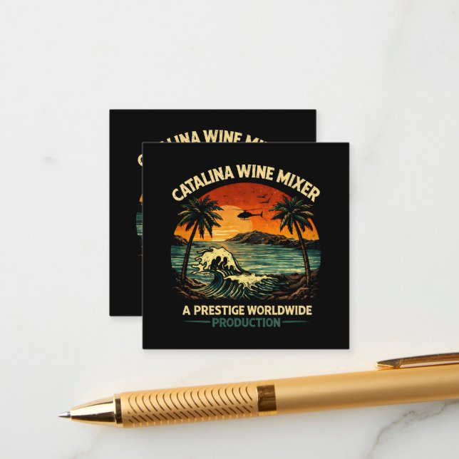 Carte D'accompagnement Catalina Wine Mixer (Devant/Arrière en situation)