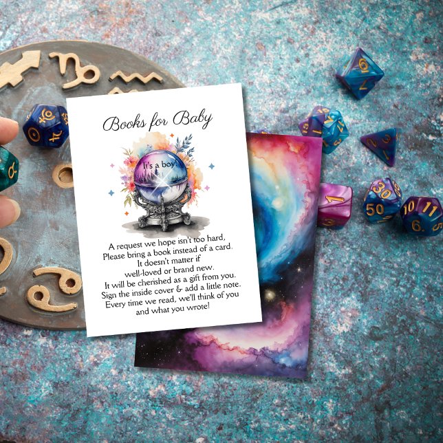 Carte D'accompagnement Céleste Crystal Ball Astrologie Livres pour bébé (Créateur téléchargé)