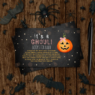 Carte D'accompagnement C'est A Ghoul ! Baby shower d'Halloween petit Citr