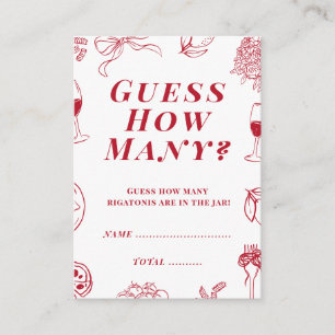 Carte D'accompagnement C'est l'Amour: Jeu de devinette pour la Baby Showe