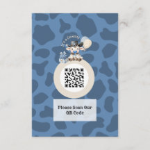 C'est une Baby Shower Cowboy Bleu & Beige