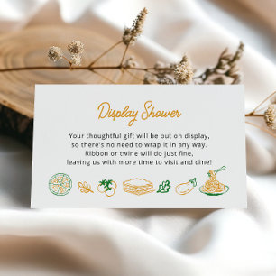 Carte D'accompagnement C'est une douche à écran italien plus rustique