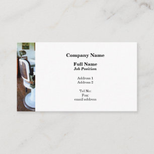 Carte D'accompagnement Chaise en coiffeur et registre de caisse - Finitio