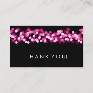 Carte D'accompagnement Charme de Hollywood de rose d'insertion de Merci