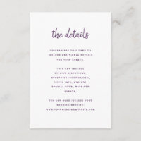 Châssis minimaliste moderne | Détails du Mariage