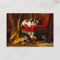 Chat et chatons Jouer avec chaise