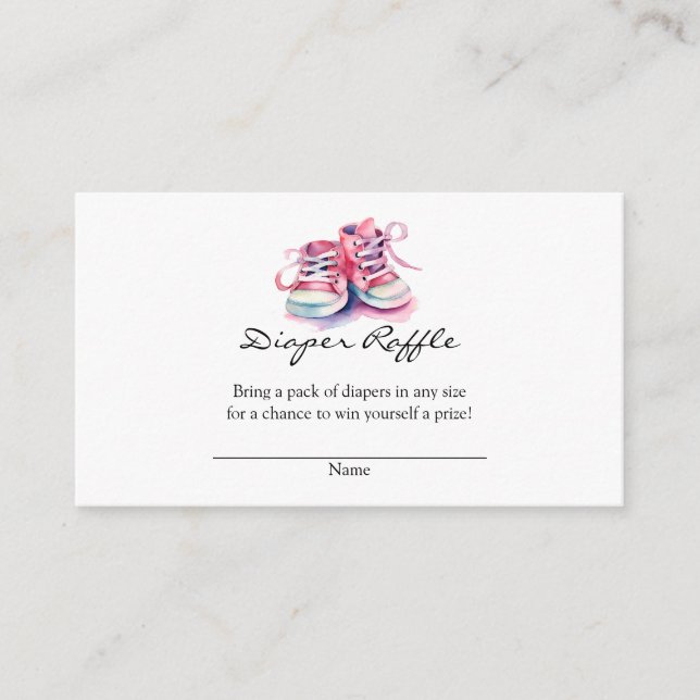 Carte D'accompagnement Chaussures pour bébés | Poignée de Baby shower de  (Devant)