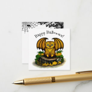 Carte D'accompagnement Chauve-souris d'Halloween mignonne