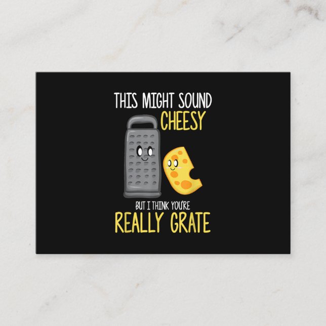 Carte D'accompagnement Cheese Lover Cute Food Pun Cheesy Party Costume (Devant)