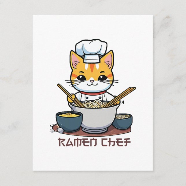 Carte D'accompagnement Chef Ramen (Devant)