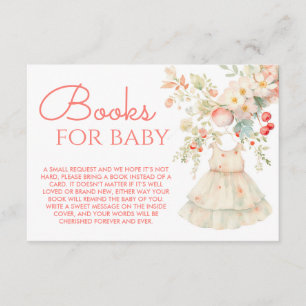 Carte D'accompagnement Cherry Blossom Baby Girl Clothes Livres pour bébé