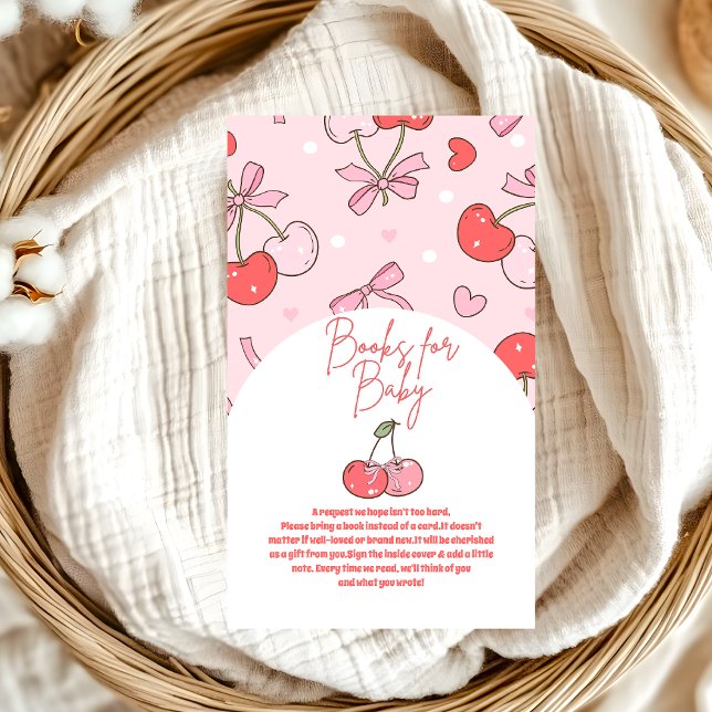 Carte D'accompagnement Cherry sur le dessus Livres pour bébé (Créateur téléchargé)