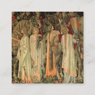 Carte D'accompagnement Chevaliers médiévaux de la Table Ronde