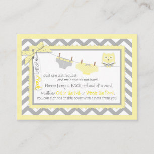 Carte D'accompagnement Chevron Tutu Cravate Diapers Owl Apportez une cart