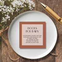 Chic Terracotta Genre Neutre Baby Book Demande
