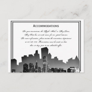 Carte D'accompagnement Chicago Destination Mariages Hébergements