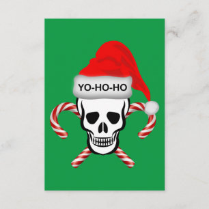 Carte D'accompagnement Christmas, Pirate Skull