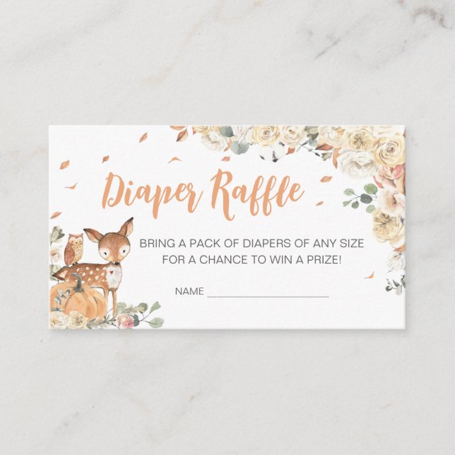 Carte D'accompagnement Chute Baby shower de lessive Animaux de bois (Devant)