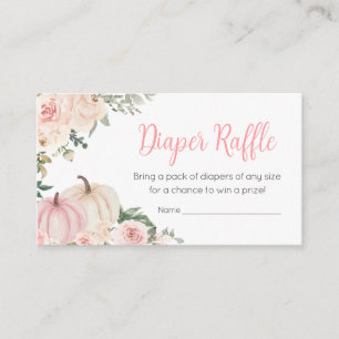 Carte D'accompagnement Chute rose Citrouille Déchet Raffin