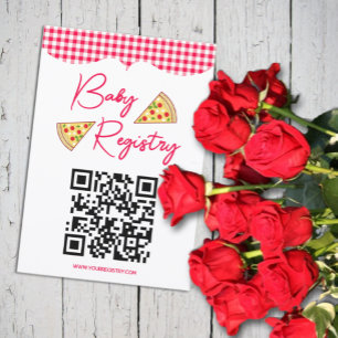 Carte D'accompagnement Ciao Baby Liste de Naissance pour Baby Shower Ital