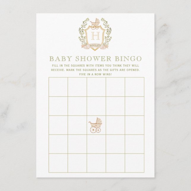 Carte D'accompagnement Cimetière de transport pour bébés | Baby shower Je (Devant)