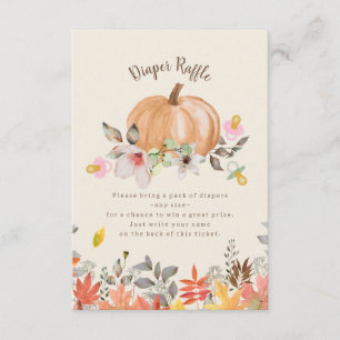 Carte D'accompagnement Citrouille Pacificateurs Chute Baby shower Déchets
