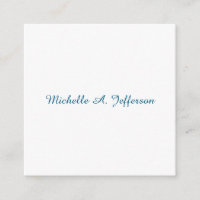 Classique Créatif tendance Bleu Océan Blanc