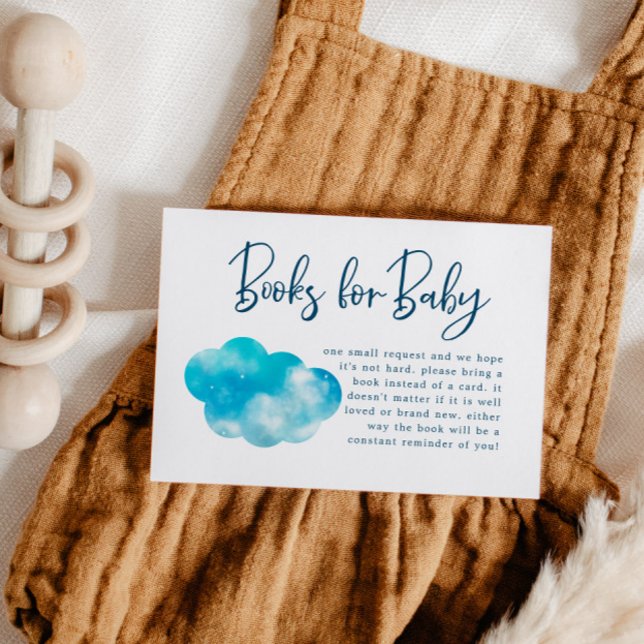 Carte D'accompagnement Cloud Nine Boy Baby shower Demande de réservation (Créateur téléchargé)