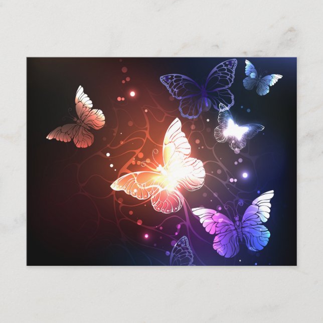 Carte D'accompagnement Clowing Night Butterflies (Devant)
