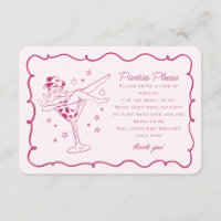 Cocktails roses et culottes pour filles S'il vous