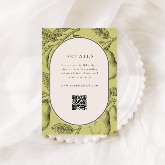 Carte D'accompagnement Code QR de Fête des mariées de paire parfaite (Créateur téléchargé)
