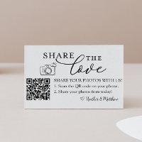 Code QR de l'album photo Partagez l'amour