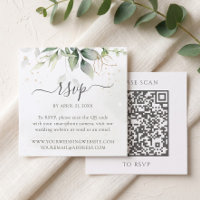 Code QR de réponse de mariage au site web d'eucaly
