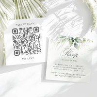 Code QR de réponse de mariage au site Web Eucalypt